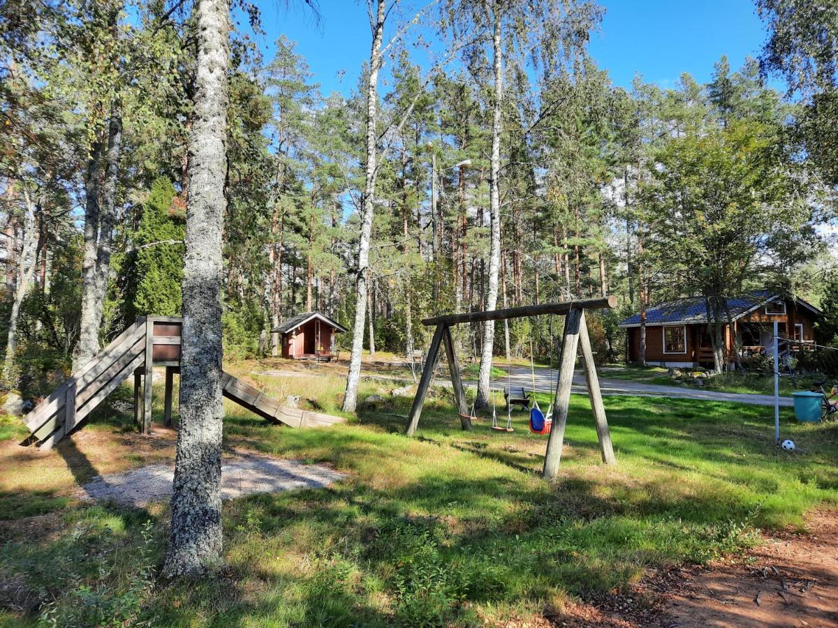 Pinetree Cottages Cozy Log Cabin Kalanti 외부 사진