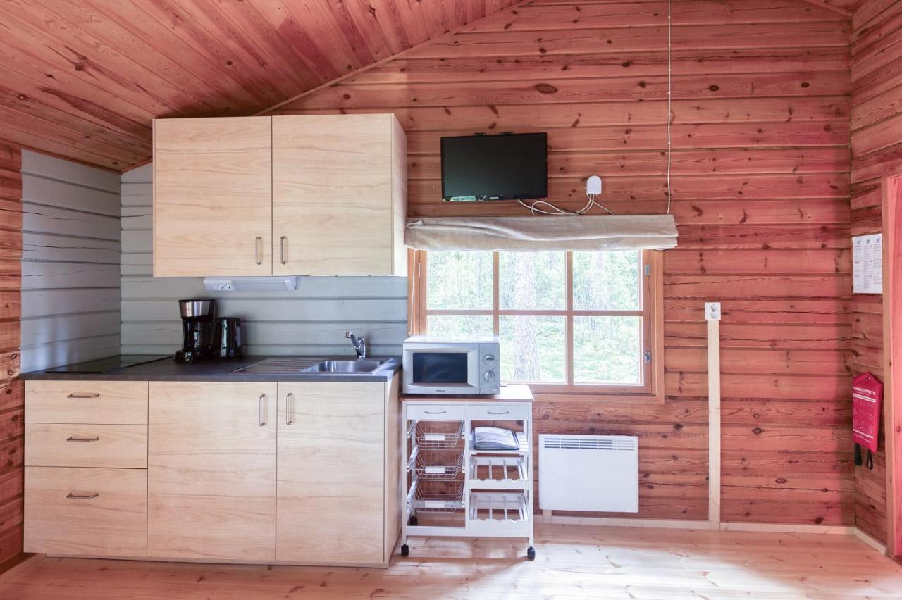 Pinetree Cottages Cozy Log Cabin Kalanti 외부 사진
